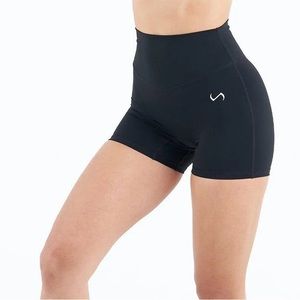 TLF Tempo High Waisted Workout Shorts (S)- Black